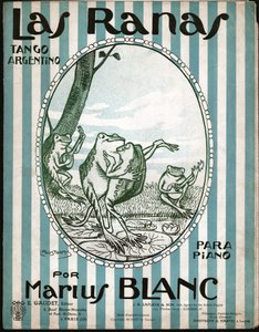 跳探戈的青蛙1914年（插图）