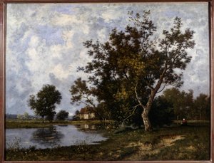 风景画 莱昂-里谢（1847-1907）20世纪私人收藏