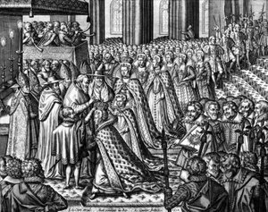 5月13日，法国王后玛丽-德-美第奇的加冕仪式 作者 伦纳德·高缇耶