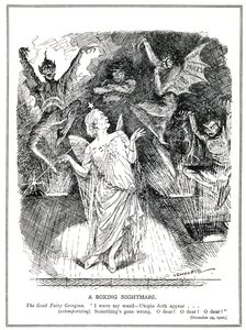 LLoyd George，联盟政府的“好仙女”希望将英国变成乌托邦，但却让人想起失业，贸易萧条，高价和骚乱的噩梦和魔鬼，