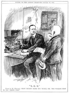 Punch先生感谢Marconi的无线电报在1913年拯救了海上生命