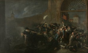达伊兹在蒙特莱昂炮兵场的死亡