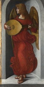 "达芬奇（Leonarda da Vinci）（1452-1519 年）随行画作，约 1490-1499 年 伦敦国家美术馆 作者 列奥纳多·达·芬奇的圈子