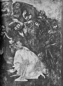 贤士崇拜-右侧下部，c1481 1945 作者 达芬奇（Leonardo da Vinci）