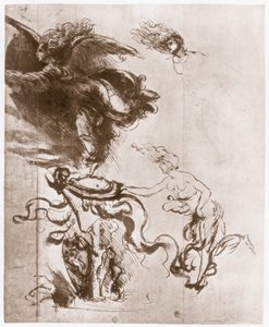 福图纳的寓言，c1483 作者 达芬奇（Leonardo da Vinci）