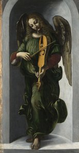 绿衣天使与维埃勒，约1490-1499年 作者 列奥纳多·达·芬奇，