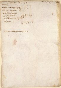 Arundel 263，f.149v，家庭账单（非莱昂纳多手书）（1504 年），选自 "Codex Arundel"（纸张上的钢笔和墨水）。 作者 达芬奇（Leonardo da Vinci）