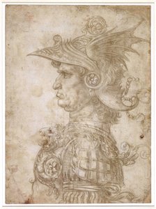 勇士半身像 作者 达芬奇（Leonardo da Vinci）