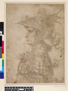 勇士半身像 作者 达芬奇（Leonardo da Vinci）