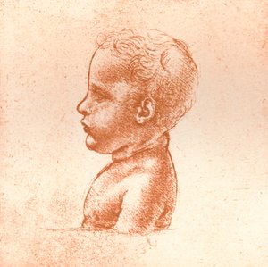 男孩的胸像，c1472-c1519 1883 作者 达芬奇（Leonardo da Vinci）