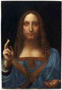 基督作为救世主 作者 达芬奇（Leonardo da Vinci）