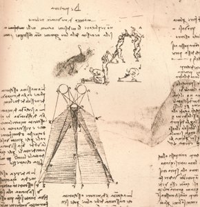 图示明暗理论的示意图和图形草图，c1472-c1519 1883 作者 达芬奇（Leonardo da Vinci）