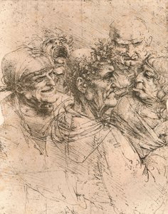 漫画图，c1472-c1519 1883 作者 达芬奇（Leonardo da Vinci）