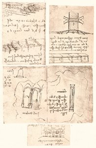 四幅地形图，c1472-c1519 1883 作者 达芬奇（Leonardo da Vinci）