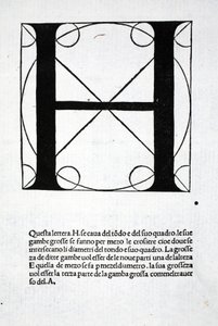 H，来自Luca Pacioli（c.1445-1517）的&39;Divina Proportione&39;的插图，最初是酒吧。威尼斯，1509 作者 达芬奇（Leonardo da Vinci）