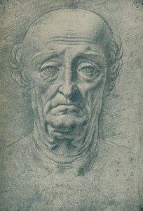 老人头，约15世纪，1932年 作者 达芬奇（Leonardo da Vinci）