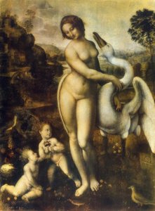 莱达与天鹅 作者 达芬奇（Leonardo da Vinci）