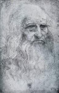达·芬奇（Leonardo da Vinci）的自画像，c1512-1515，1954年 作者 达芬奇（Leonardo da Vinci）