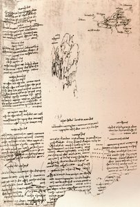 亚美尼亚一个山顶的草图以及亚美尼亚的草图，c1472-c1519 1883 作者 达芬奇（Leonardo da Vinci）