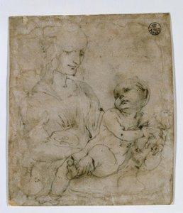 与猫一起向麦当娜学习 作者 达芬奇（Leonardo da Vinci）