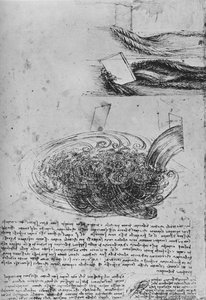 研究水的形成，c1480，1945年 作者 达芬奇（Leonardo da Vinci）