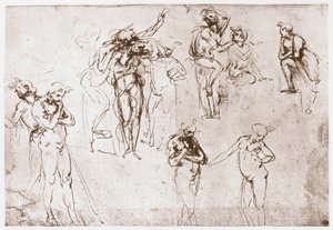 国王的崇拜，c1481 作者 达芬奇（Leonardo da Vinci）