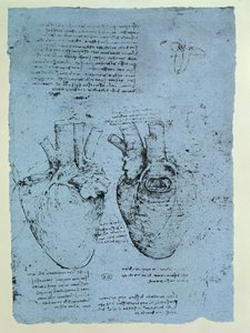 心灵，温莎书的传真（笔和纸上的墨水） 作者 达芬奇（Leonardo da Vinci）