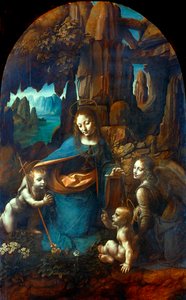 岩石圣母（1491-1519） 作者 达芬奇（Leonardo da Vinci）