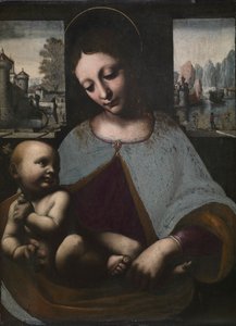 处女和儿童c。 1500。 作者 达芬奇（Leonardo da Vinci）