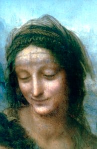 圣母子与圣安妮细节，1502-1516年 作者 达芬奇（Leonardo da Vinci）