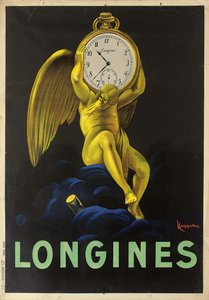 瑞士制表商浪琴表广告海报，1922年