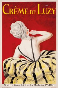 巴黎化妆品公司Luzy的广告海报“ Creme de Luzy”，1919年