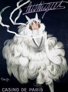 Mistinguett (1872-1956) 在巴黎赌场 作者 莱昂内托·卡皮耶洛