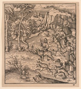 猎鹿，选自 "Der Weisskunig"