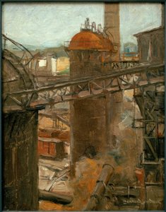 L. Sandrock，一家冶金厂的景色