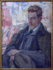 列昂尼德·奥西波维奇 (1862-1945) 帕斯捷尔纳克 (Pasternak) 的诗人莱纳·玛丽亚·里尔克 (Rainer Maria Rilke)（1875-1926 年）的肖像。 布面油画