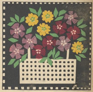 花篮，1907年。 作者 利奥波丁·科尔贝