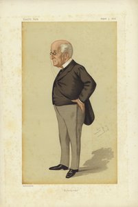 James Manby Gully，医学博士，水疗，名利场卡通（彩色石版画） 作者 莱斯利·马修·沃德