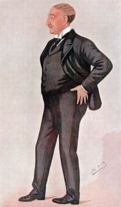 塞西尔·罗兹（Cecil Rhodes），出生于英国的南非人，金融家，政治家和帝国建设者，1891年 作者 莱斯利·马修·沃德