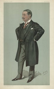 Nathaniel Edward Yorke-Davis博士，Dietetics，1900年4月12日，名利场漫画 作者 莱斯利·马修·沃德