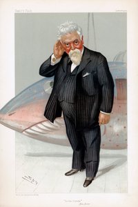 Hiram Stevens Maxim，美国出生的英国发明家和工程师，1904年 作者 莱斯利·马修·沃德