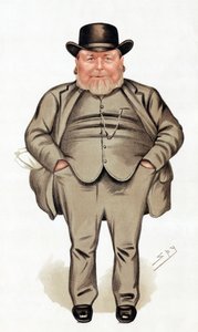 约瑟夫·阿克（Joseph Arch 1826-1919），英国农业工人，工会会员和政客，1886年 作者 莱斯利·马修·沃德