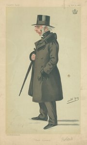 Lord Robartes，东康沃尔郡，1882年2月4日，名利场漫画 作者 莱斯利·马修·沃德