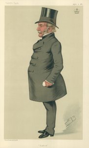 Lord Waveney，Suffolk，1881年4月2日，名利场漫画 作者 莱斯利·马修·沃德