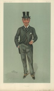 Charles Algernon Whitmore先生，切尔西，1901年5月16日，名利场漫画 作者 莱斯利·马修·沃德
