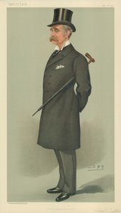 1897年5月6日，诺伍德分部的Charles Ernest Tritton先生，“名利场”漫画 作者 莱斯利·马修·沃德