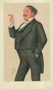 Edmund Hodgson Yates先生，世界，1878年11月16日，名利场漫画 作者 莱斯利·马修·沃德