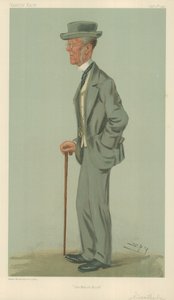 爱德华韦瑟比先生，这本比赛书，1901年10月17日，名利场漫画 作者 莱斯利·马修·沃德