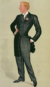 Herbert Beerbohm Tree先生（1852-1917），1890年7月12日“名利场”的“间谍”漫画 作者 莱斯利·马修·沃德
