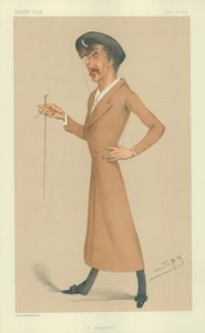 James Abbott先生麦克尼尔惠斯勒，交响乐，1878年1月12日，名利场漫画 作者 莱斯利·马修·沃德